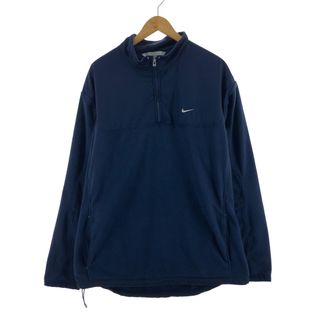 ナイキ(NIKE)の古着 00年代 ナイキ NIKE 切替 ハーフジップ フリースプルオーバー メンズXL /eaa398356(その他)