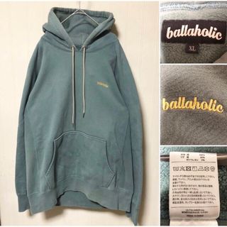 ボーラホリック(ballaholic)の大人気❗️ballaholic ワンポイント 刺繍ロゴ パーカー 肉厚(パーカー)