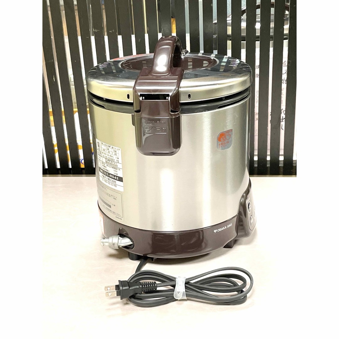 A0530 美品❗️ 5合都市ガス保温予約付タイマー大阪ガスリンナイ A0530 美品❗️ 5合都市ガス保温予約付タイマー大阪ガスリンナイ