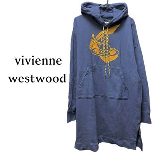 アングロマニア(ANGLOMANIA（Vivienne Westwood）)のヴィヴィアンウエストウッド【美品】オーブ プリント スウェット ワンピース(ひざ丈ワンピース)