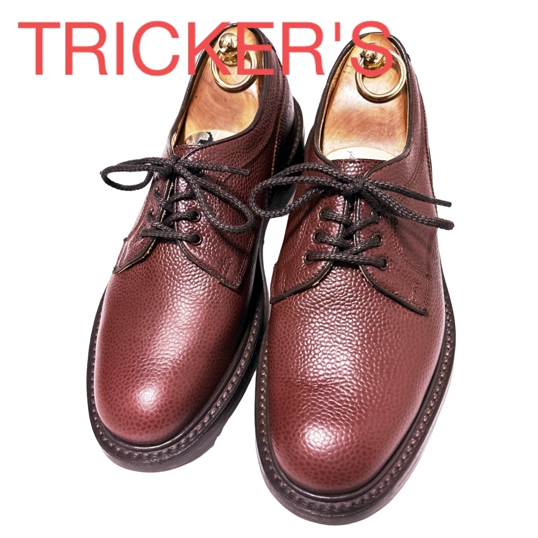 Trickers(トリッカーズ)の228.TRICKER'S トリッカーズ 7818 プレーントゥ 型押し UK6 メンズの靴/シューズ(ブーツ)の商品写真