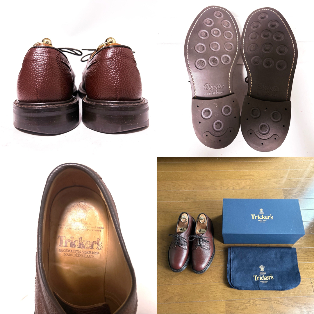 Trickers(トリッカーズ)の228.TRICKER'S トリッカーズ 7818 プレーントゥ 型押し UK6 メンズの靴/シューズ(ブーツ)の商品写真