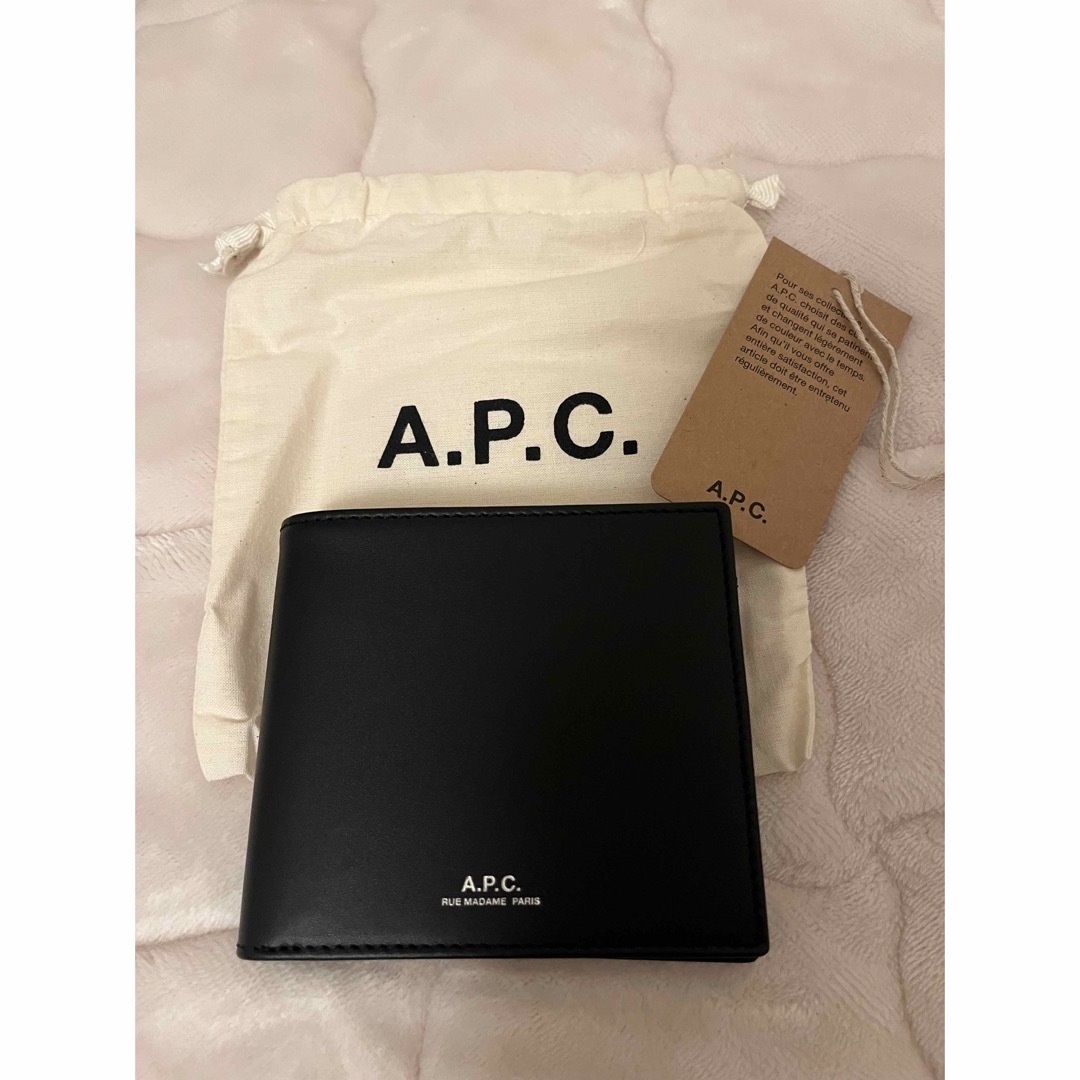 【新品未使用】A.P.C アーペーセー 二つ折り財布apc