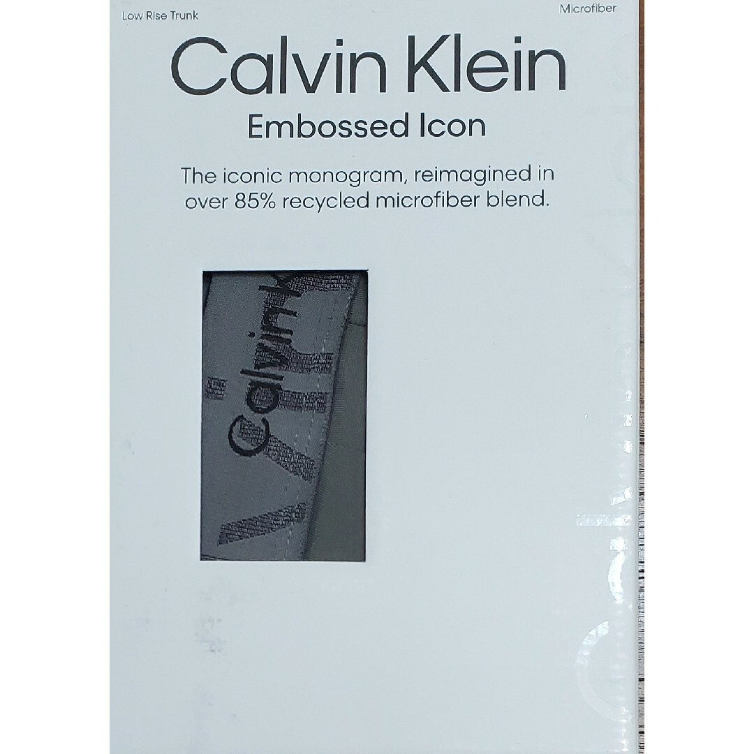 Calvin Klein(カルバンクライン)のカルバンクライン　新品　メンズ　ボクサーパンツ(ダブルロゴ/グレーM) メンズのアンダーウェア(ボクサーパンツ)の商品写真