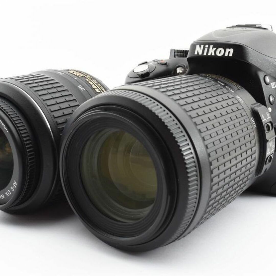 Nikon - 初心者おすすめ♪ Nikon ニコン D5200 ダブルレンズキットの