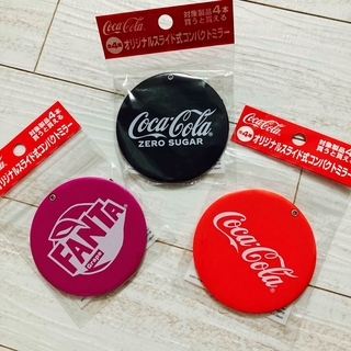 コカ・コーラ - コンパクトミラー 3点セット