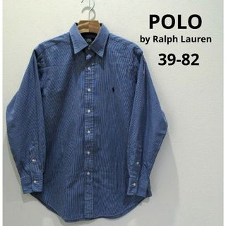 ポロラルフローレン(POLO RALPH LAUREN)のポロラルフローレン メンズ レギュラーカラー 長袖シャツ ワイシャツ ブルー(シャツ)