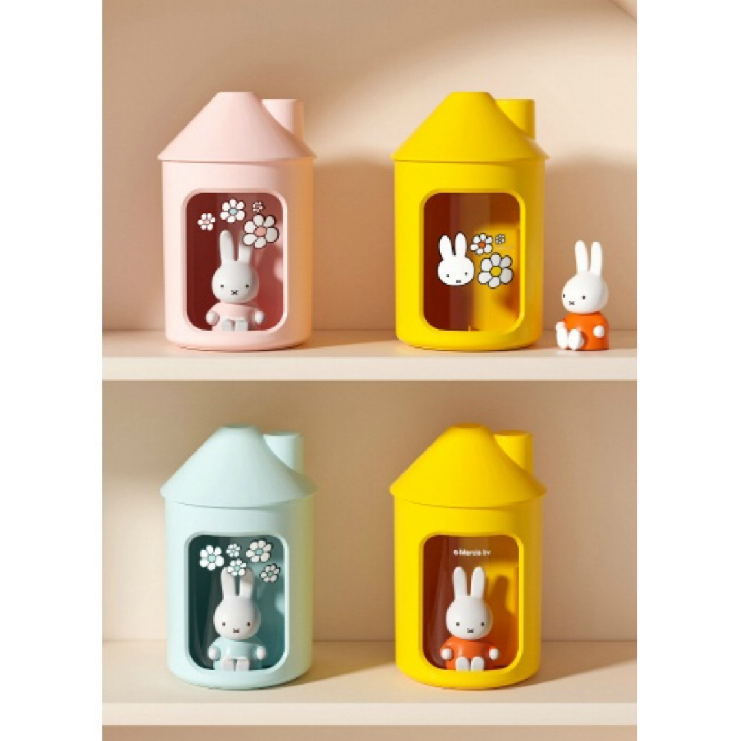 miffy(ミッフィー)の[MIPOW] ミッフィー ハウス型 ダブルミスト加湿器 500ml [ピンク] スマホ/家電/カメラの生活家電(加湿器/除湿機)の商品写真