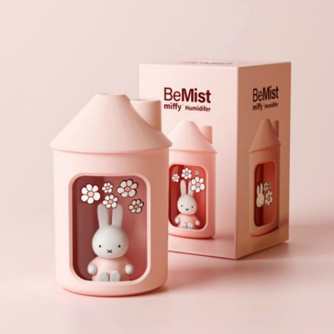 miffy(ミッフィー)の[MIPOW] ミッフィー ハウス型 ダブルミスト加湿器 500ml [ピンク] スマホ/家電/カメラの生活家電(加湿器/除湿機)の商品写真