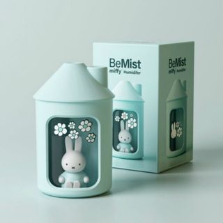 ミッフィー(miffy)の[ibu様] ミッフィー ハウス型 ダブルミスト加湿器 500ml [ブルー](加湿器/除湿機)