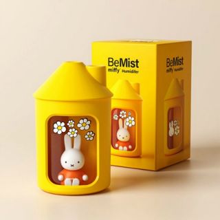 ミッフィー(miffy)の[MIPOW] ミッフィー ハウス型ダブルミスト加湿器 500ml [イエロー](加湿器/除湿機)