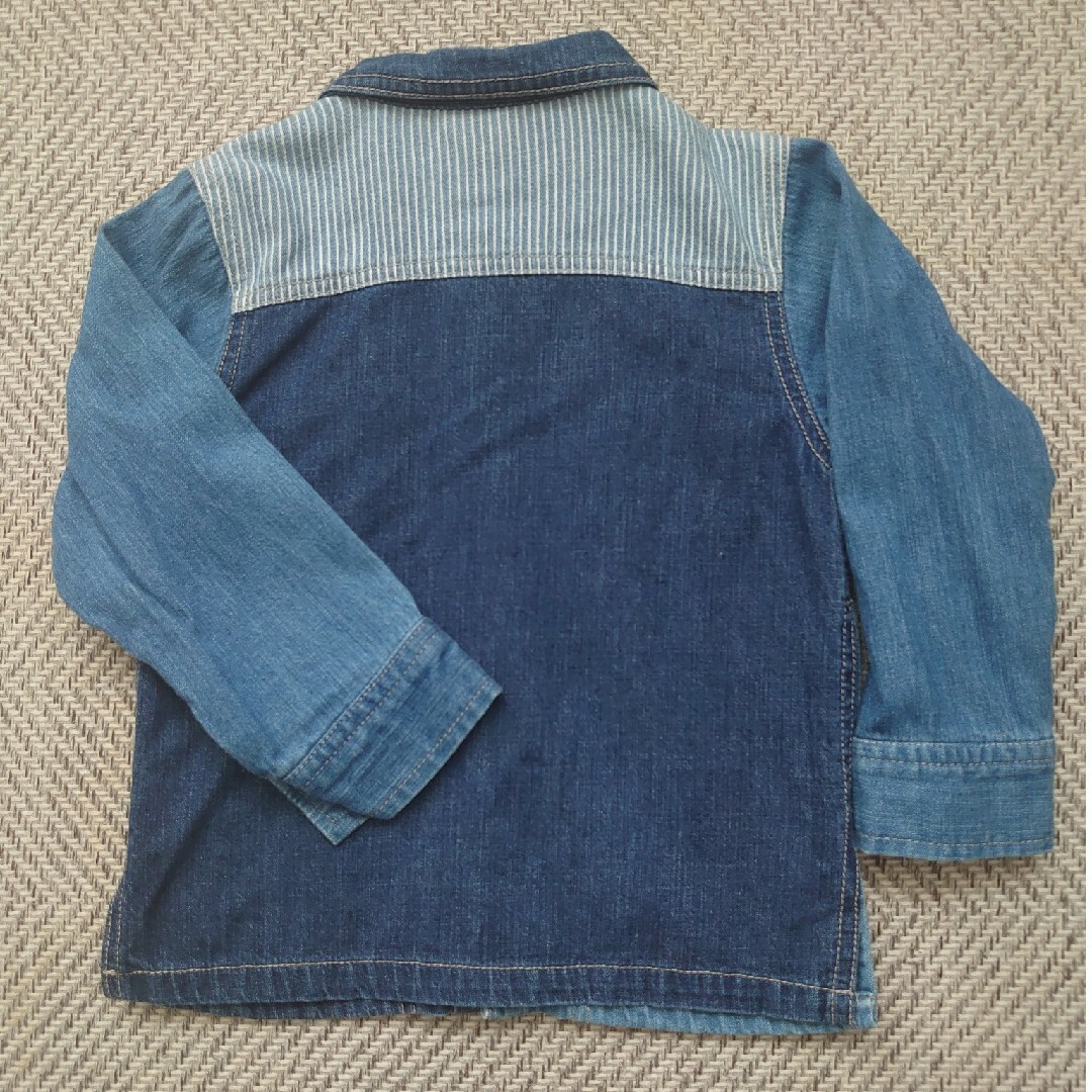 BREEZE(ブリーズ)のBREEZE デニムシャツ 100cm キッズ/ベビー/マタニティのキッズ服男の子用(90cm~)(その他)の商品写真