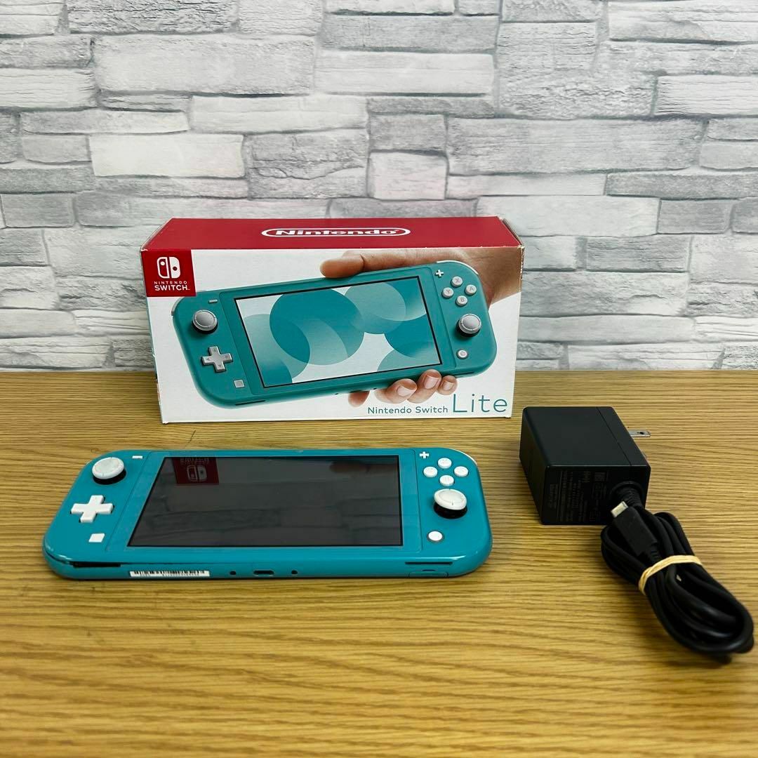 Nintendo Switch(ニンテンドースイッチ)の【ジャンク】 Nintendo Switch Lite ターコイズ エンタメ/ホビーのゲームソフト/ゲーム機本体(家庭用ゲーム機本体)の商品写真