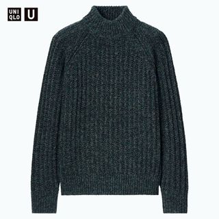 ユニクロ(UNIQLO)のUNIQLO U ローゲージモックネックセーター(ニット/セーター)