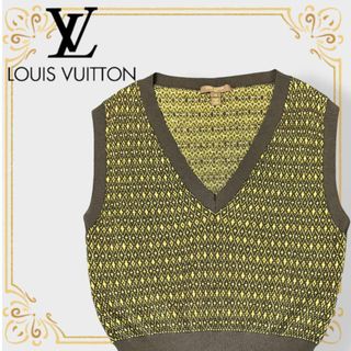 ルイヴィトン(LOUIS VUITTON)の極美品✨ LOUIS VUITTON　ルイヴィトン カシミヤシルク混 ベスト M(ニット/セーター)