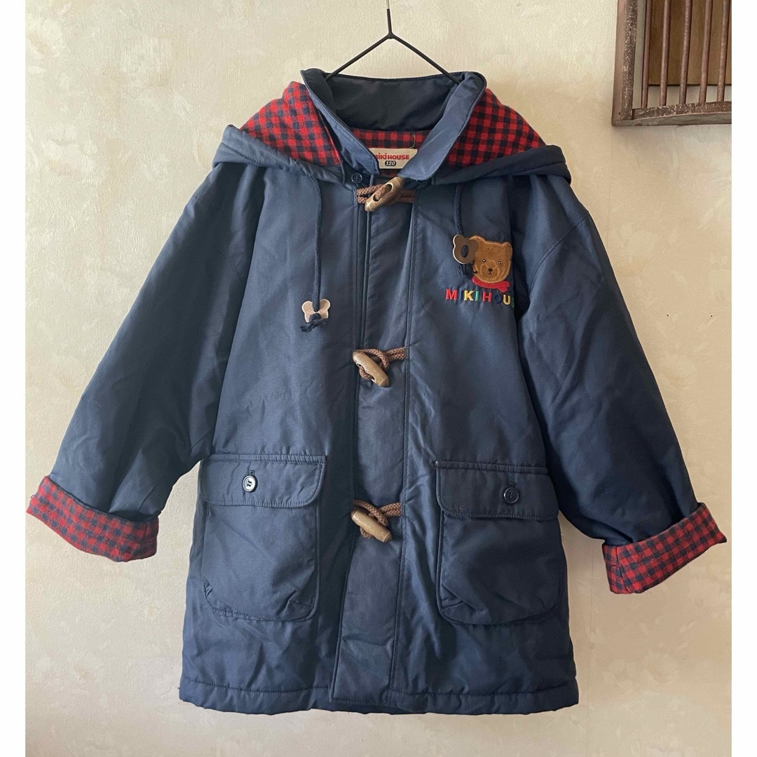 mikihouse(ミキハウス)のお買い得♪レトロ♪◆mikihouse◆2wayコート キッズ１２０サイズ キッズ/ベビー/マタニティのキッズ服男の子用(90cm~)(コート)の商品写真