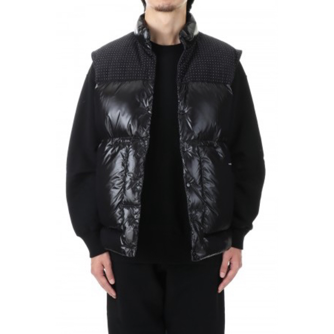 7 Moncler Fragment Fujiwara OSTEEN VEST表地ナイロン100% - ダウンベスト