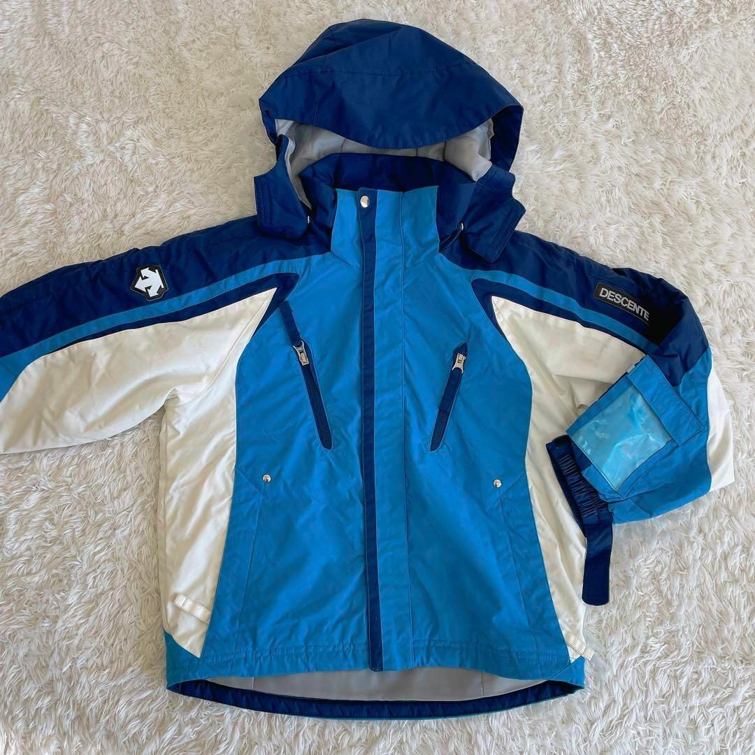 DESCENTE - 【良品】DESCENTE スキーウェア 130cm セットアップ 上下
