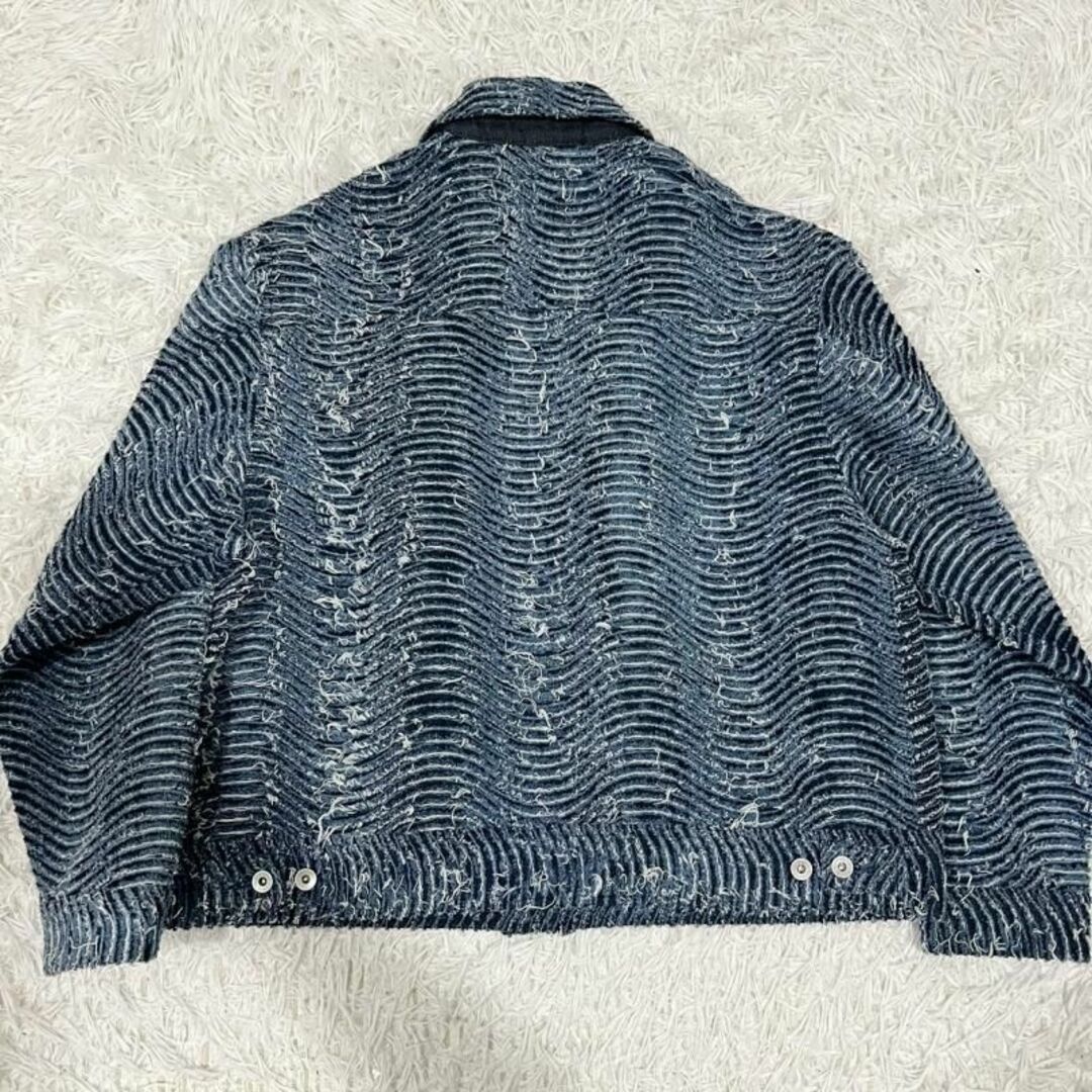 Myne(マイン)の未使用　MYne　Wave Denim Jacket 23SS　上杉柊平 メンズのジャケット/アウター(Gジャン/デニムジャケット)の商品写真