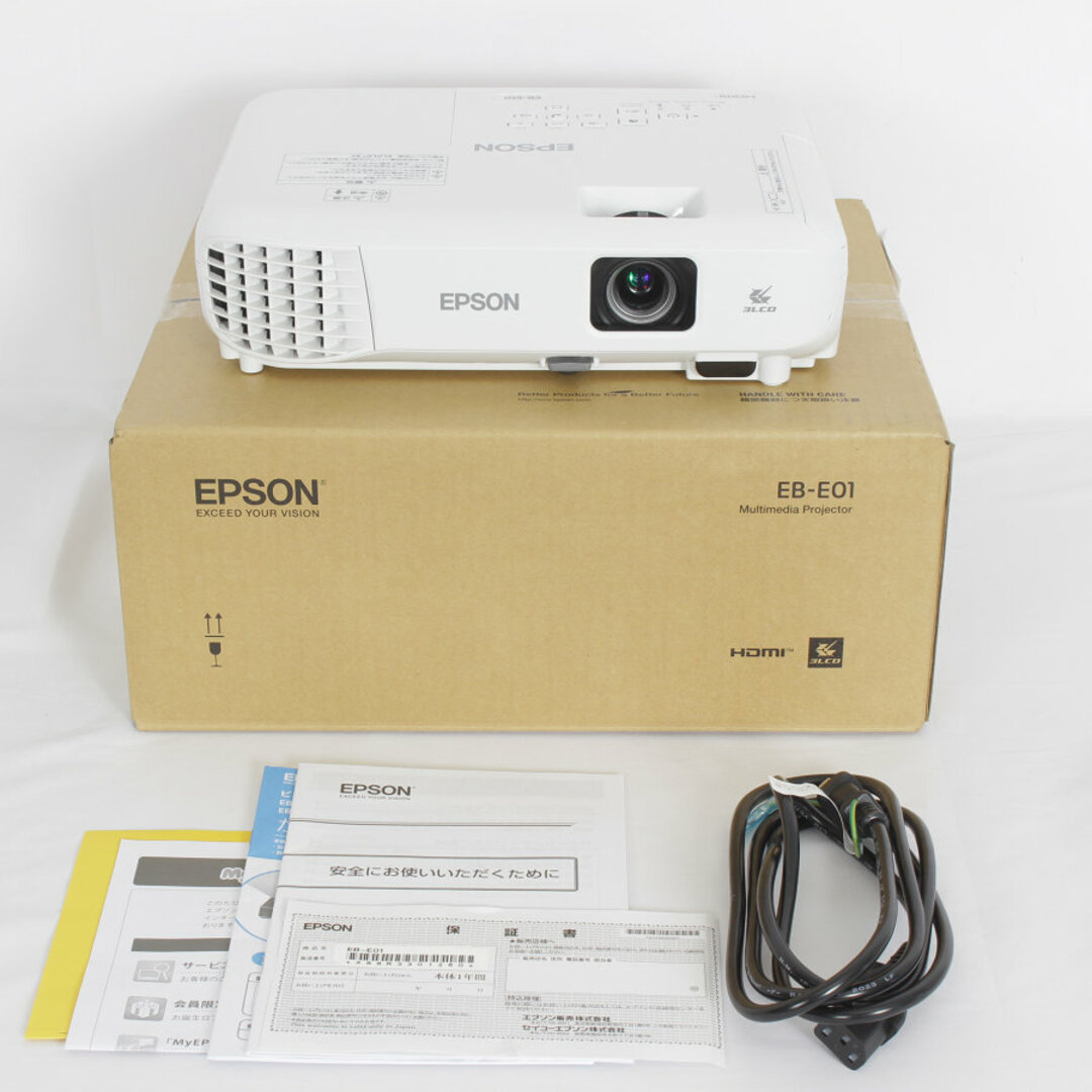 エプソン EPSON ビジネスプロジェクター 3300lm XGA EB-E01