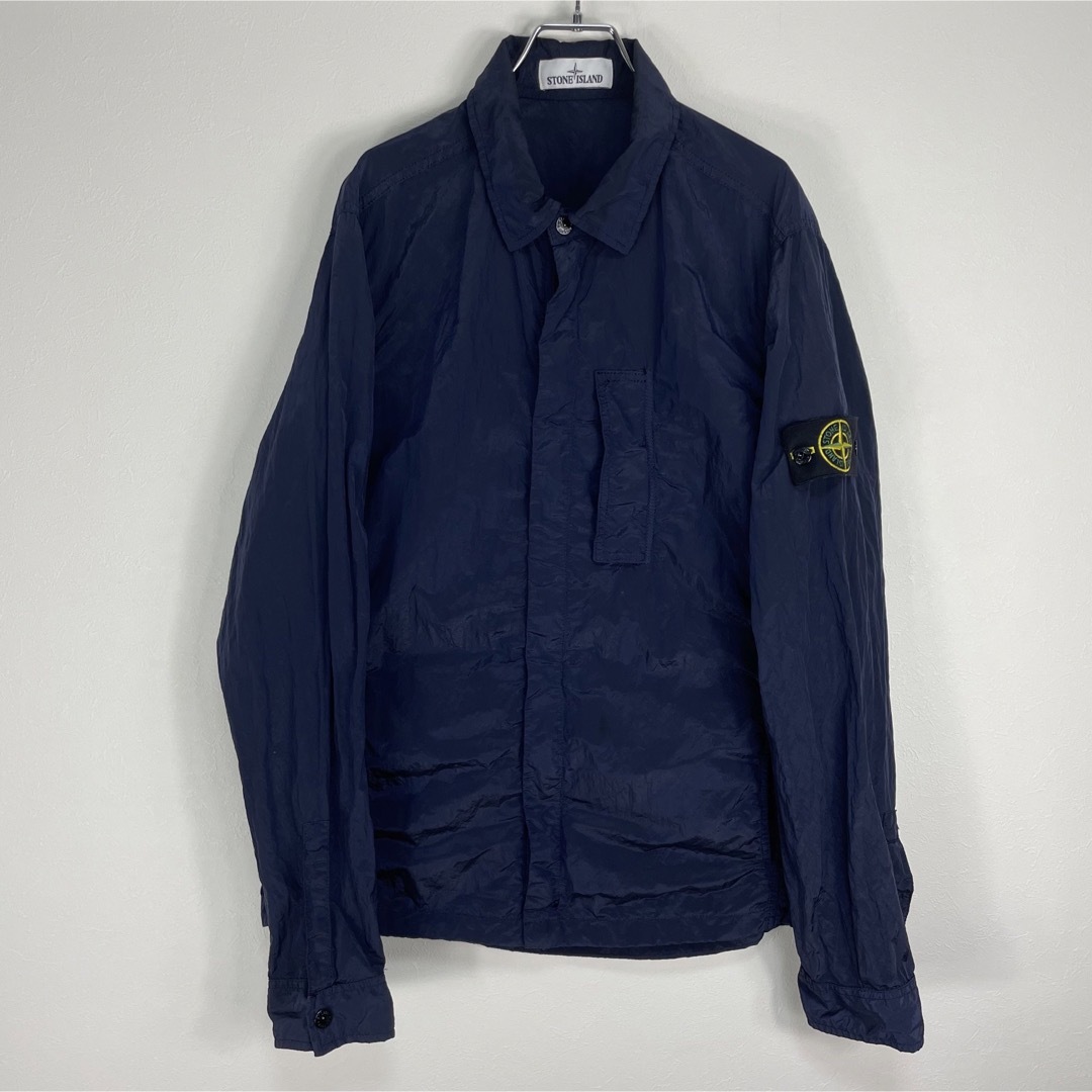 【希少】STONE ISLAND ナイロンメタル オーバーシャツジャケット L