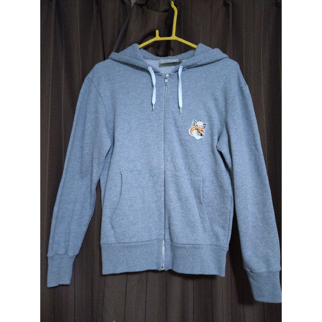 メゾンキツネMAISON KITSUNE ZIP HOODIEジップパーカーXS