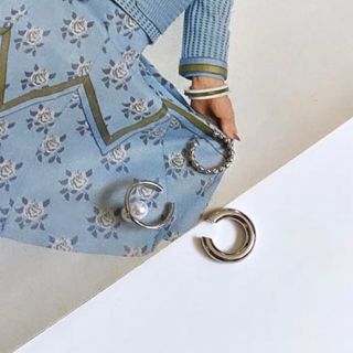 mia select accessory  シルバーイヤーカフ(イヤーカフ)