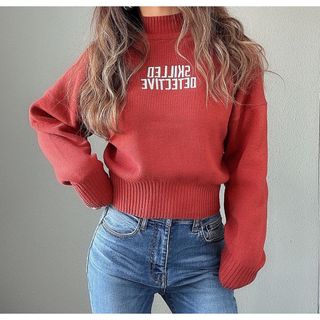 ジェイダ(GYDA)の【GYDA】SKILLED DETECTIVE KNIT TOPS(ニット/セーター)