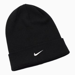 ナイキ(NIKE)のNIKE ナイキ　ニット帽　スウォッシュビーニー　ブラック(ニット帽/ビーニー)