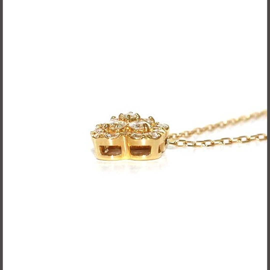 other(アザー)のTSUTSUMI フラワーモチーフ ダイヤモンドネックレス K18 0.4ct レディースのアクセサリー(ネックレス)の商品写真