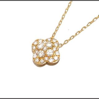 アザー(other)のTSUTSUMI フラワーモチーフ ダイヤモンドネックレス K18 0.4ct(ネックレス)