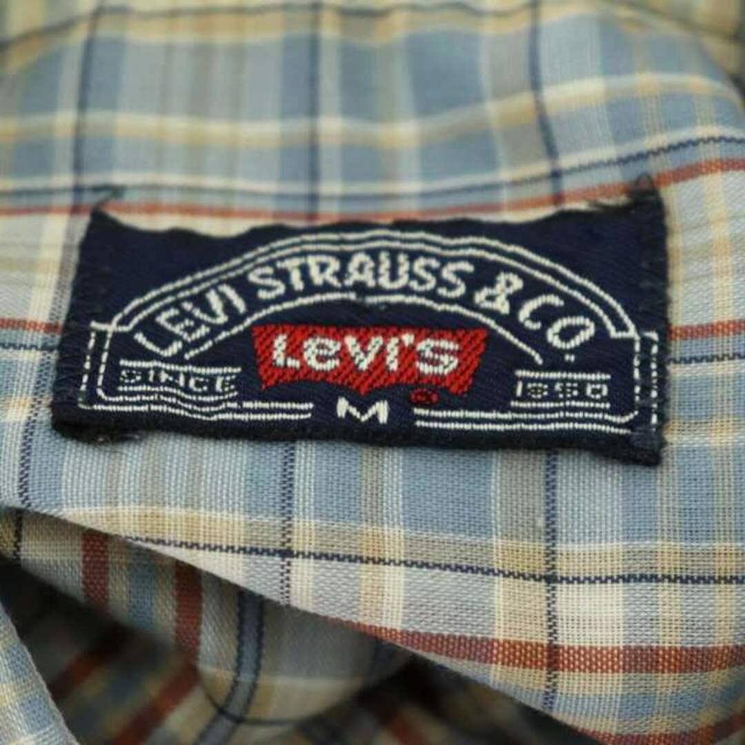 Levi's(リーバイス)のリーバイス チェック柄半袖シャツ80年代 前開き 胸ポケット M マルチカラー メンズのトップス(シャツ)の商品写真