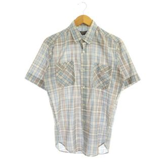 リーバイス(Levi's)のリーバイス チェック柄半袖シャツ80年代 前開き 胸ポケット M マルチカラー(シャツ)