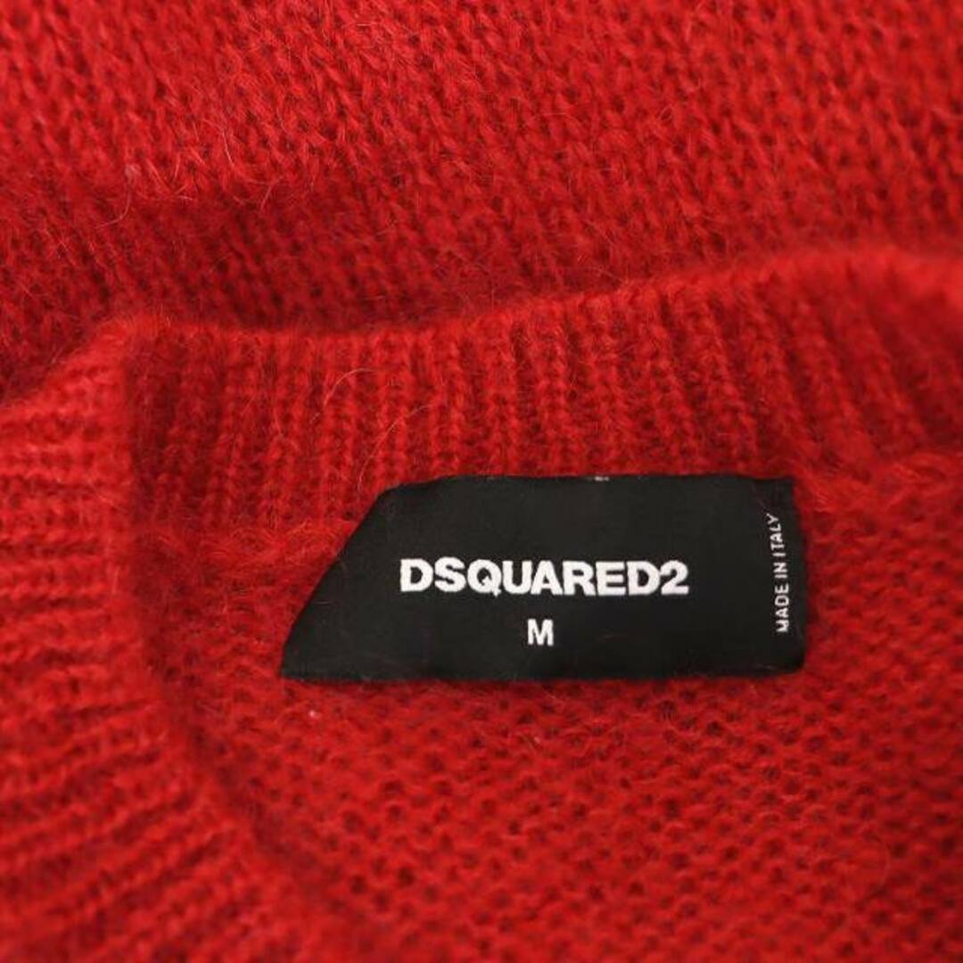 DSQUARED2(ディースクエアード)のディースクエアード 20AW モヘヤ ニット セーター 長袖 M 赤 レディースのトップス(ニット/セーター)の商品写真