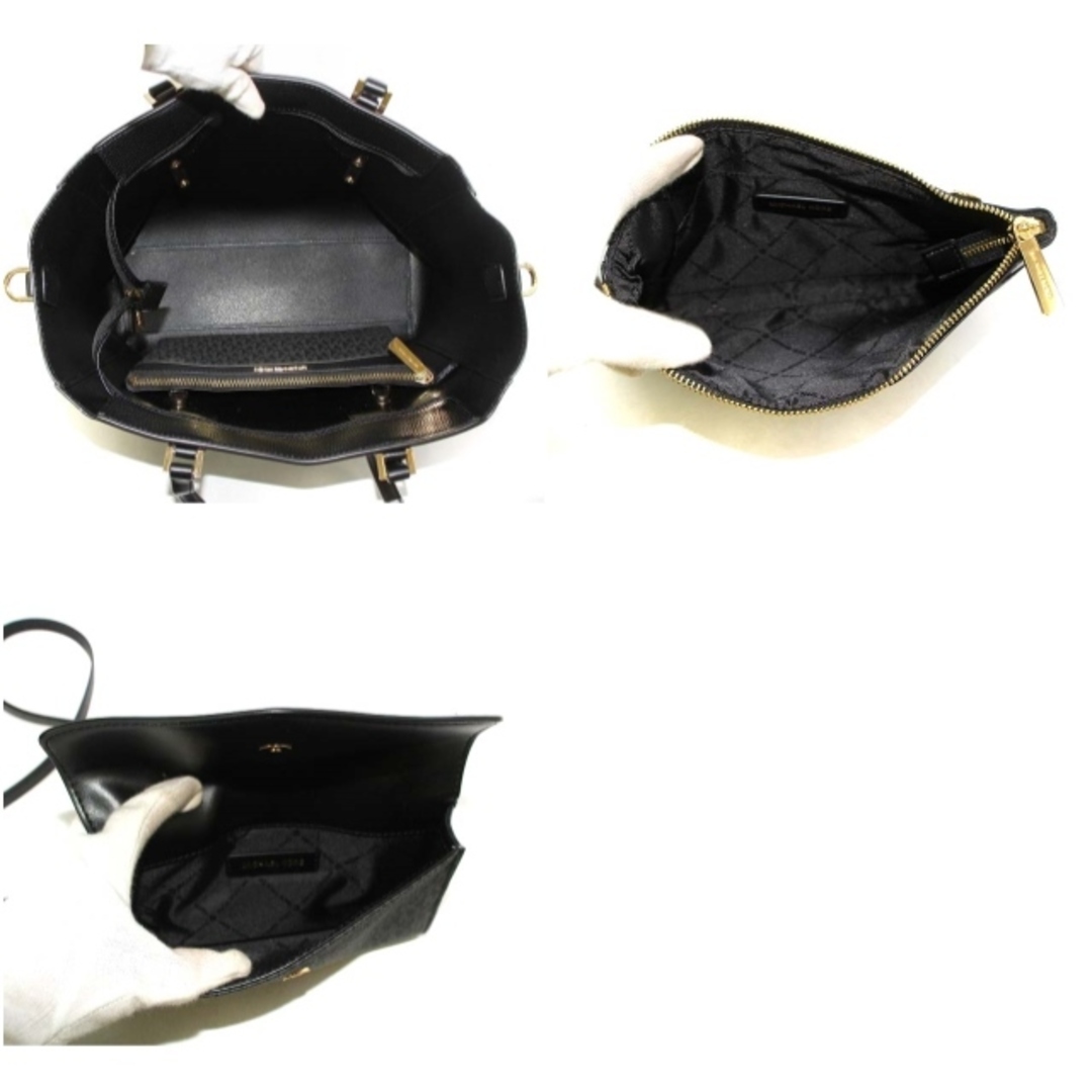 Michael Kors(マイケルコース)のマイケルコース CHARLOTTE 3 IN 1 トート ラージ 黒 レディースのバッグ(トートバッグ)の商品写真