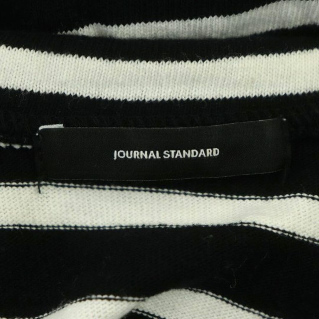 JOURNAL STANDARD(ジャーナルスタンダード)のジャーナルスタンダード 21AW カットソー 長袖 ボーダー リボン 黒 白 レディースのトップス(カットソー(長袖/七分))の商品写真