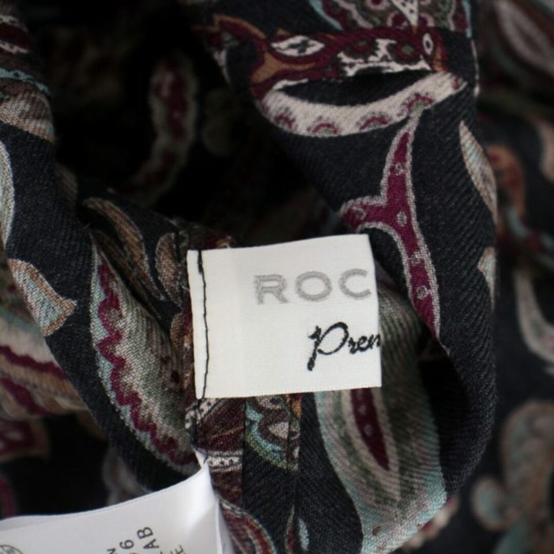 ROCHAS(ロシャス)のロシャス オープンカラー シャツ ブラウス 長袖 ペイズリー柄 M マルチカラー レディースのトップス(シャツ/ブラウス(長袖/七分))の商品写真