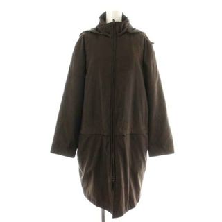 ダーバン THE COAT コート ロング 中綿 11 L ダークブラウン 黒