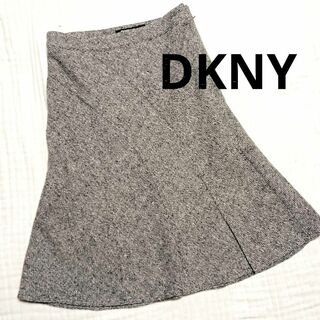 ダナキャランニューヨーク(DKNY)のDKNY ダナキャラン フレアスカート マーメイド ウール シルク アンゴラ(ひざ丈スカート)