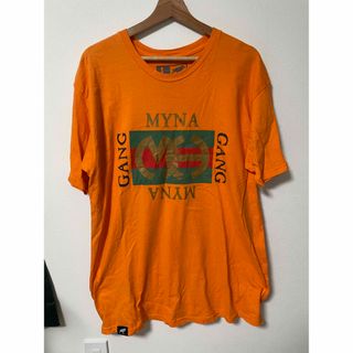 【古着】myna gang プリントTシャツ Lサイズ(Tシャツ/カットソー(半袖/袖なし))