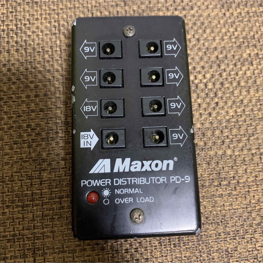 【ジャンク】 Maxon PD-9 パワーサプライ 楽器のギター(エフェクター)の商品写真