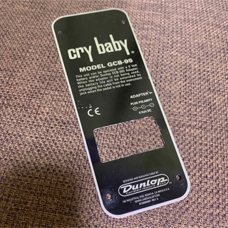 【裏蓋のみ】 cry baby ワウ GCB-95 ジムダンロップ(エフェクター)