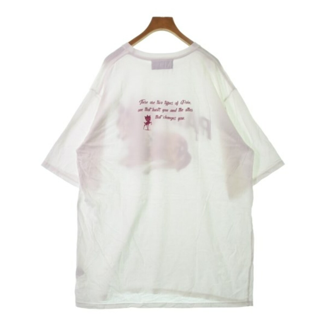 MILKBOY(ミルクボーイ)のMILK BOY ミルク　ボーイ Tシャツ・カットソー F 白 【古着】【中古】 レディースのトップス(カットソー(半袖/袖なし))の商品写真