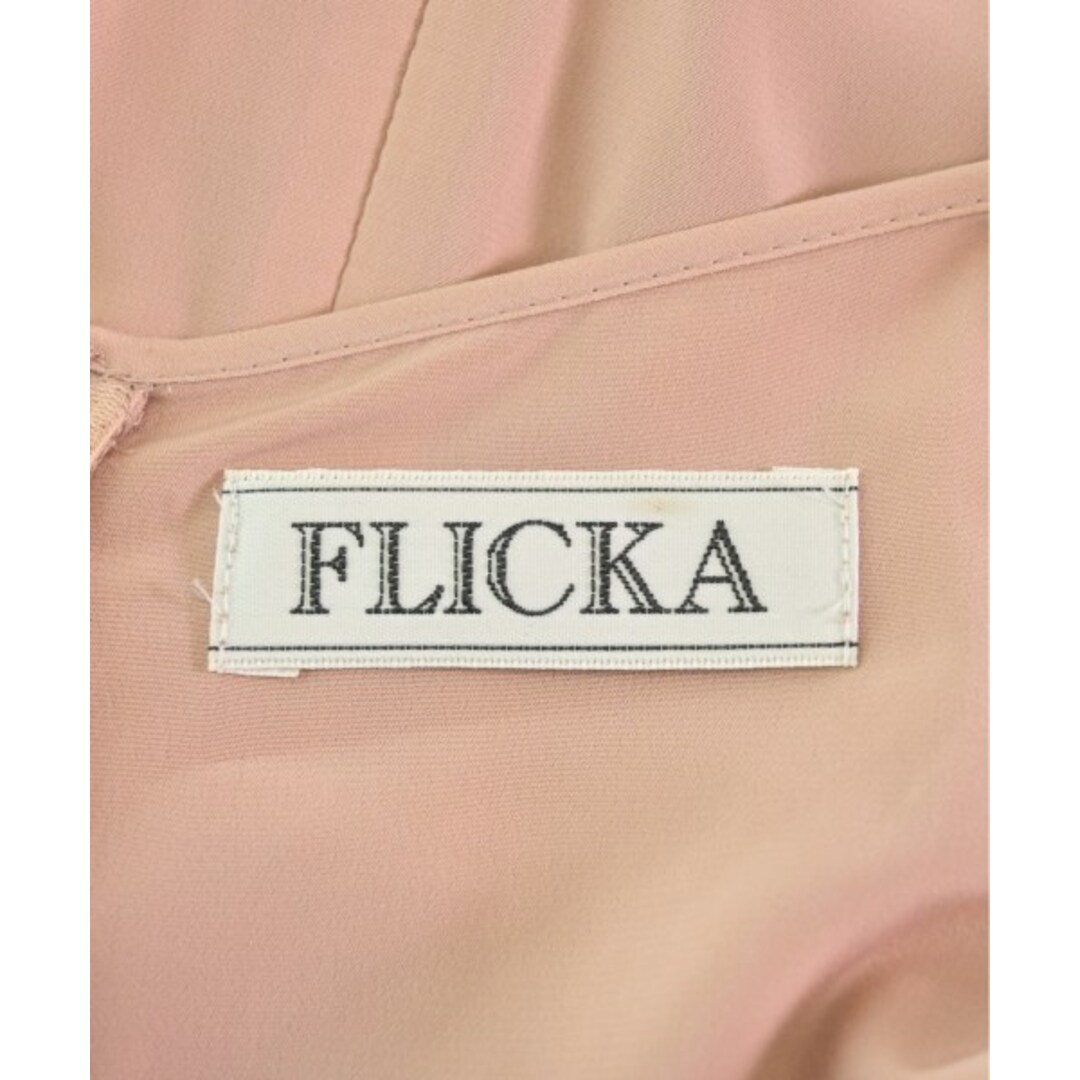 FLICKA(フリッカ)のFLICKA フリッカ ワンピース -(S位) ピンクベージュ(レース) 【古着】【中古】 レディースのワンピース(ひざ丈ワンピース)の商品写真