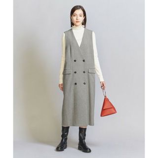 ビューティアンドユースユナイテッドアローズ(BEAUTY&YOUTH UNITED ARROWS)のBEAUTY&YOUTH  ツイル ジャンパースカート＆ジレ -2WAY-(ベスト/ジレ)