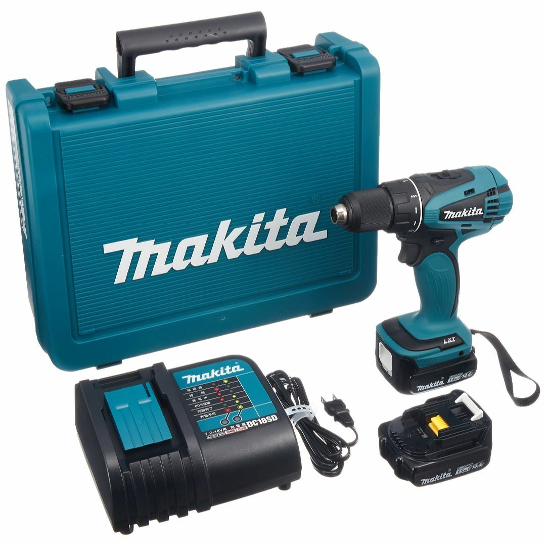 通販限定品 マキタMakita DF471DSHX 充電式ドライバドリル 1.5Ah 14