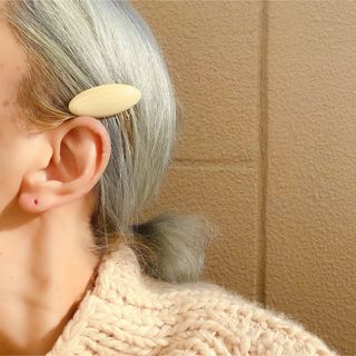 トゥモローランド(TOMORROWLAND)のヘアコーム かんざし ヴィンテージ アイボリー カボション ゴールド ヘアカフ(バレッタ/ヘアクリップ)