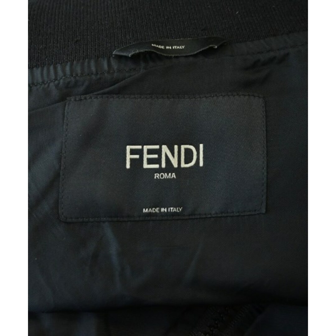 FENDI(フェンディ)のFENDI フェンディ ブルゾン 50(XXL位) 黒 【古着】【中古】 レディースのジャケット/アウター(その他)の商品写真