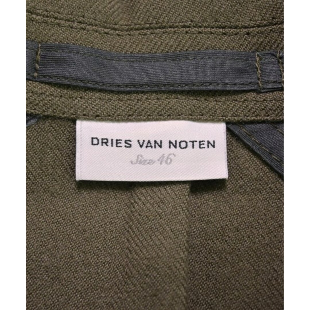 DRIES VAN NOTEN(ドリスヴァンノッテン)のDRIES VAN NOTEN カジュアルジャケット 46(M位) カーキ 【古着】【中古】 メンズのジャケット/アウター(テーラードジャケット)の商品写真