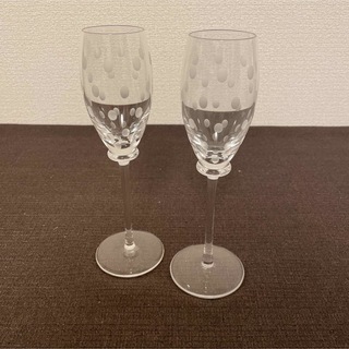 エルメス(Hermes)のエルメス　ファンファーレ　シャンパングラス　クリスタルグラス　ワイングラス　(グラス/カップ)